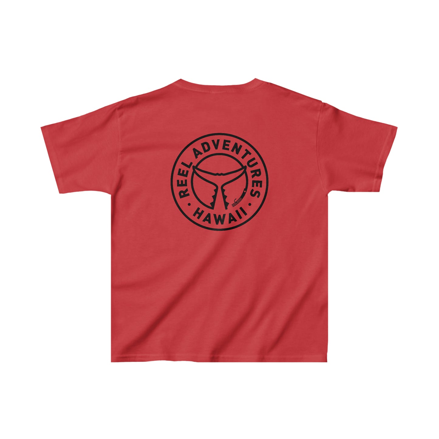 Kids Reel Adventures T-shirt Front and Back