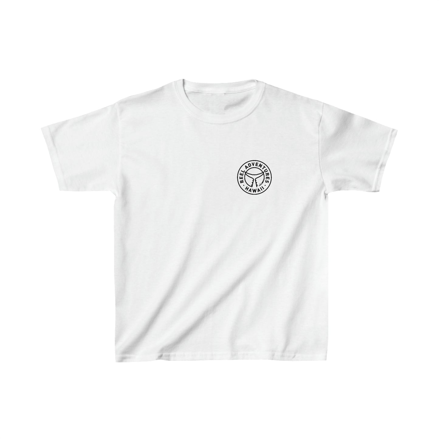 Kids Reel Adventures T-shirt Front and Back