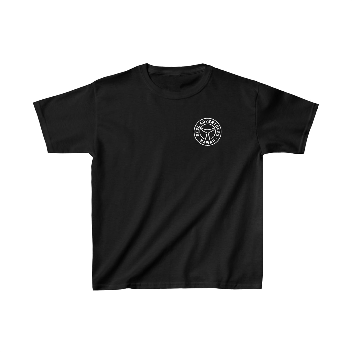 Kids Reel Adventures T-shirt Front and Back