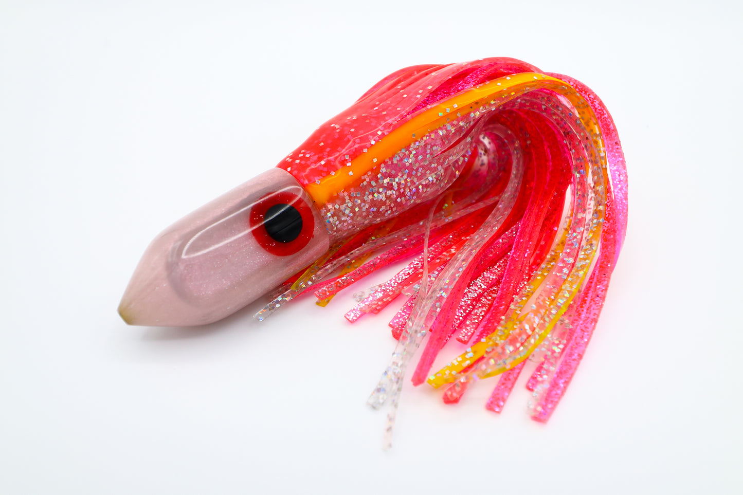 7" Bullet Bubblegum Pearl Resin Eye