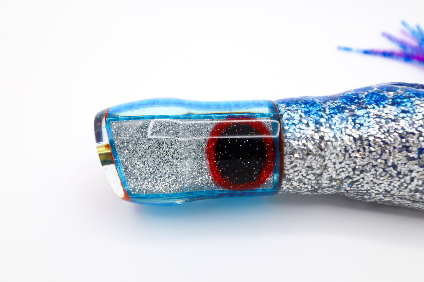 9" Glitter Cherry Bomb Resin Eye
