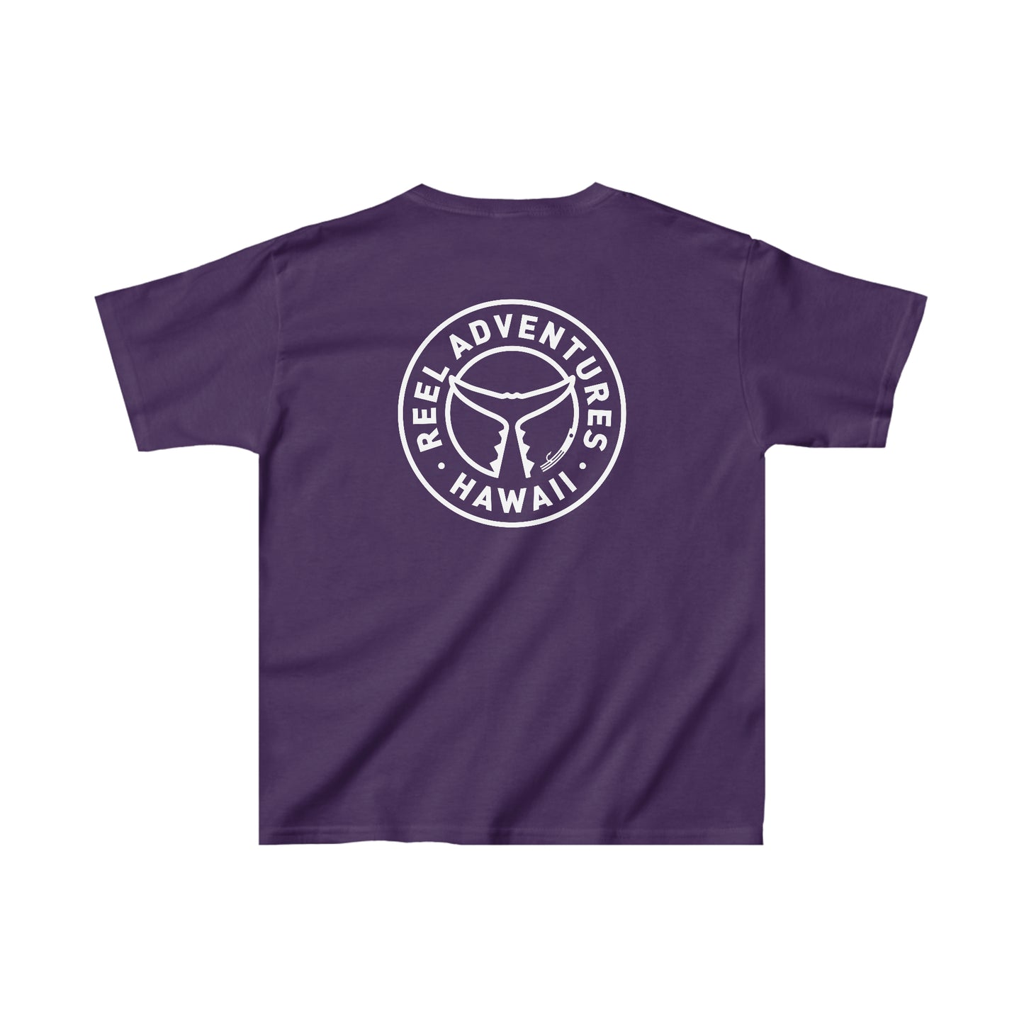 Kids Reel Adventures T-shirt Front and Back