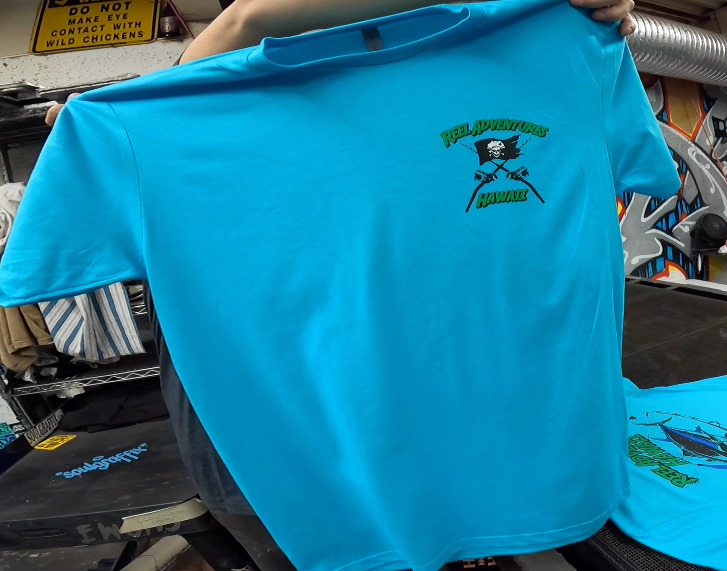 Reel Adventure T-Shirt Blue