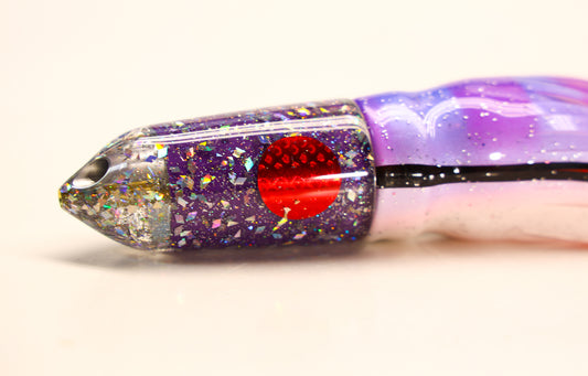 9" Jet Purple Snow Globe