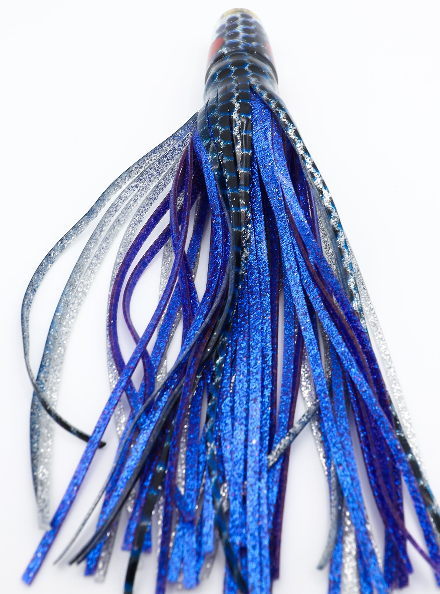 9" Jet Black and Blue Squid Morris Lures Hawaii