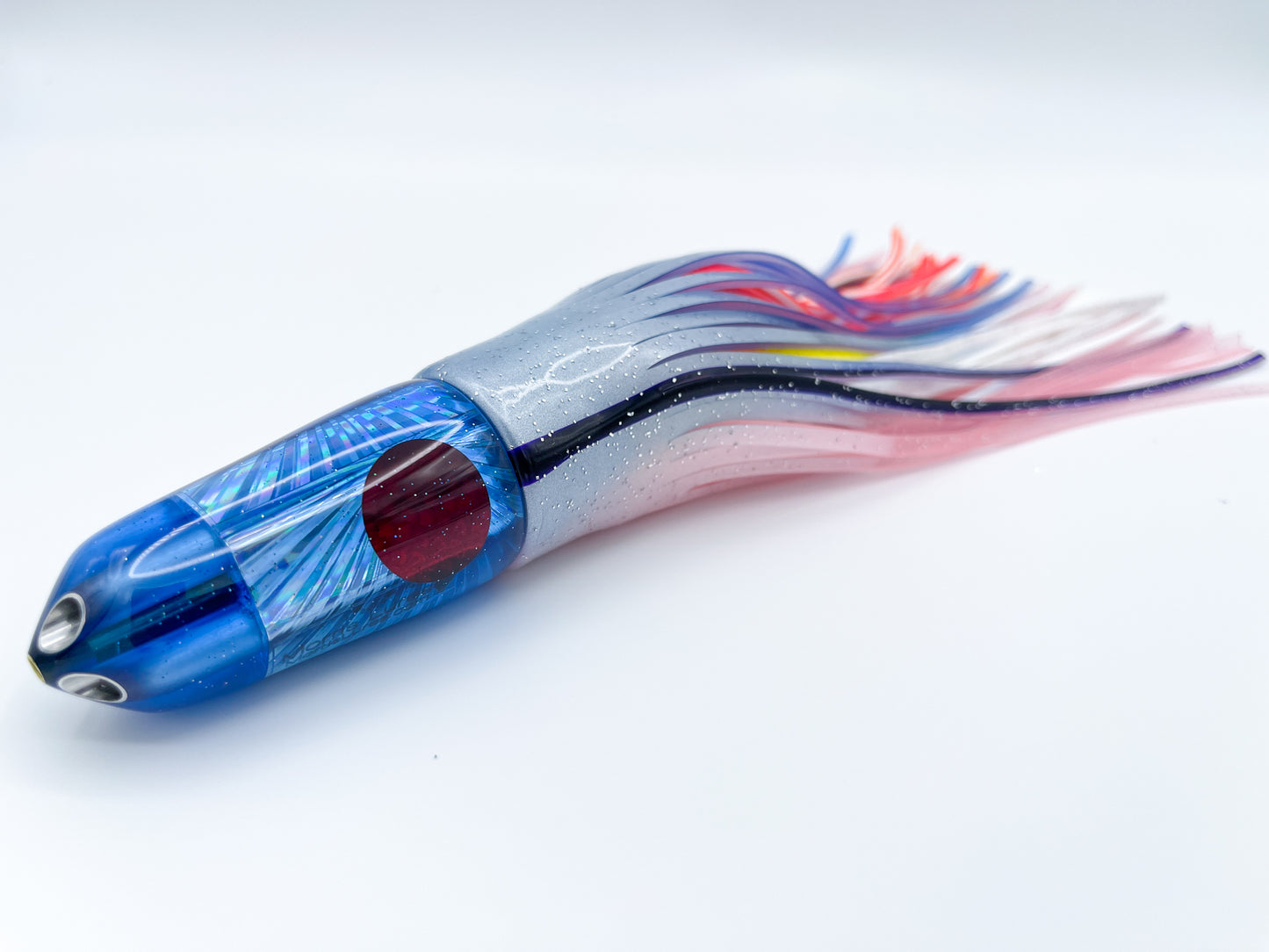 9" 4-Hole Jet Ice Blue with Resin Eye