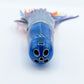 9" 4-Hole Jet Ice Blue with Resin Eye