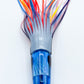 9" 4-Hole Jet Ice Blue with Resin Eye