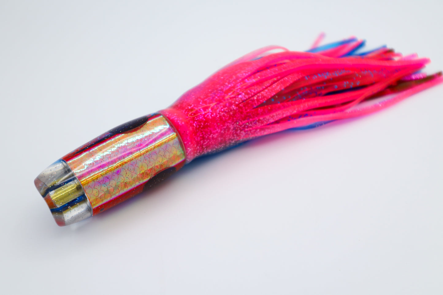 7" Reverse Blue Hat - Pink