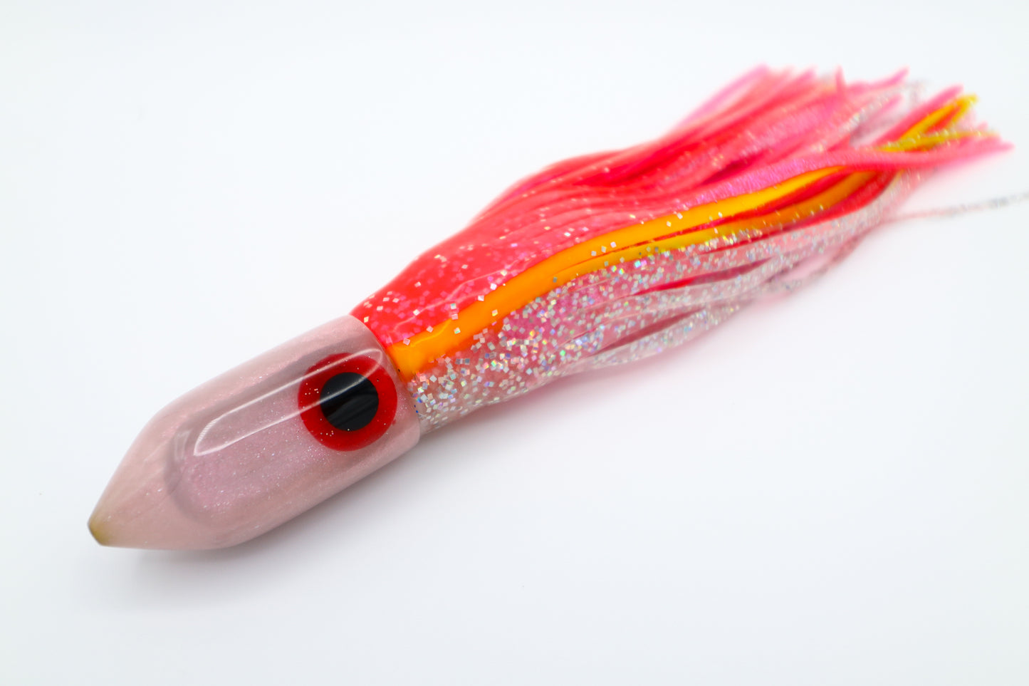 7" Bullet Bubblegum Pearl Resin Eye