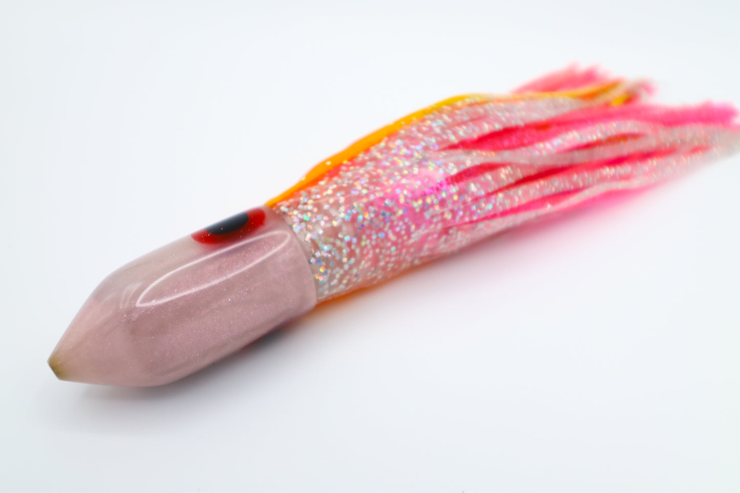 7" Bullet Bubblegum Pearl Resin Eye