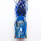 7" Slant Blue Swirl Pearl Hat