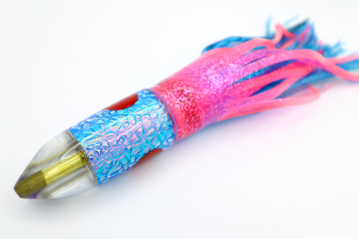 7" Jet Blue Ice Purple Pearl Hat Aurora