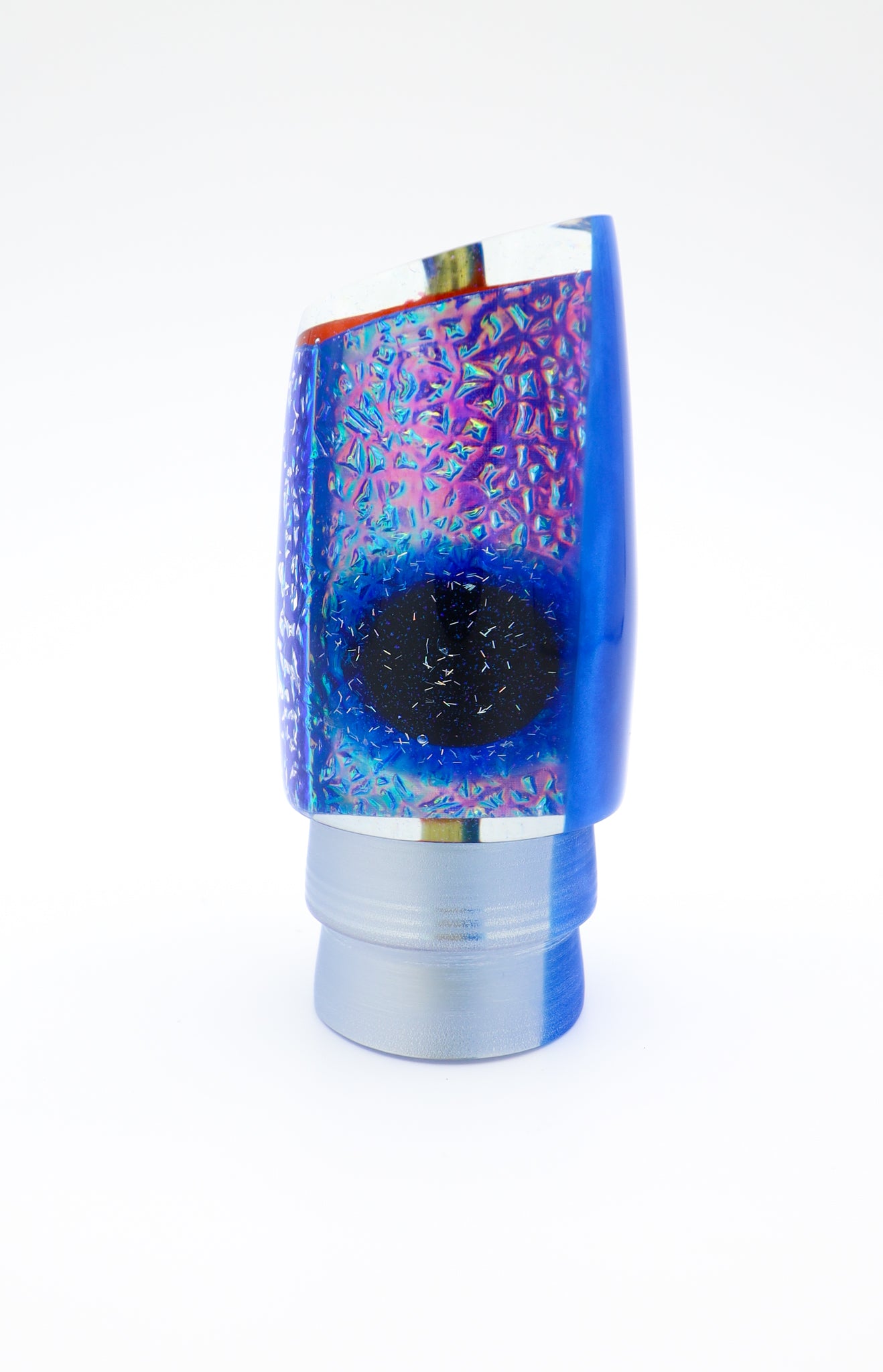 14" Gandalf Blue Hat - Dark Blue Aurora Resin Eye