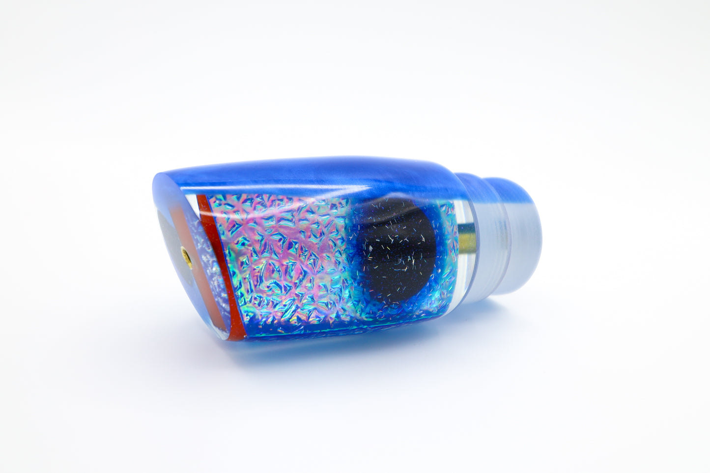 14" Gandalf Blue Hat - Dark Blue Aurora Resin Eye