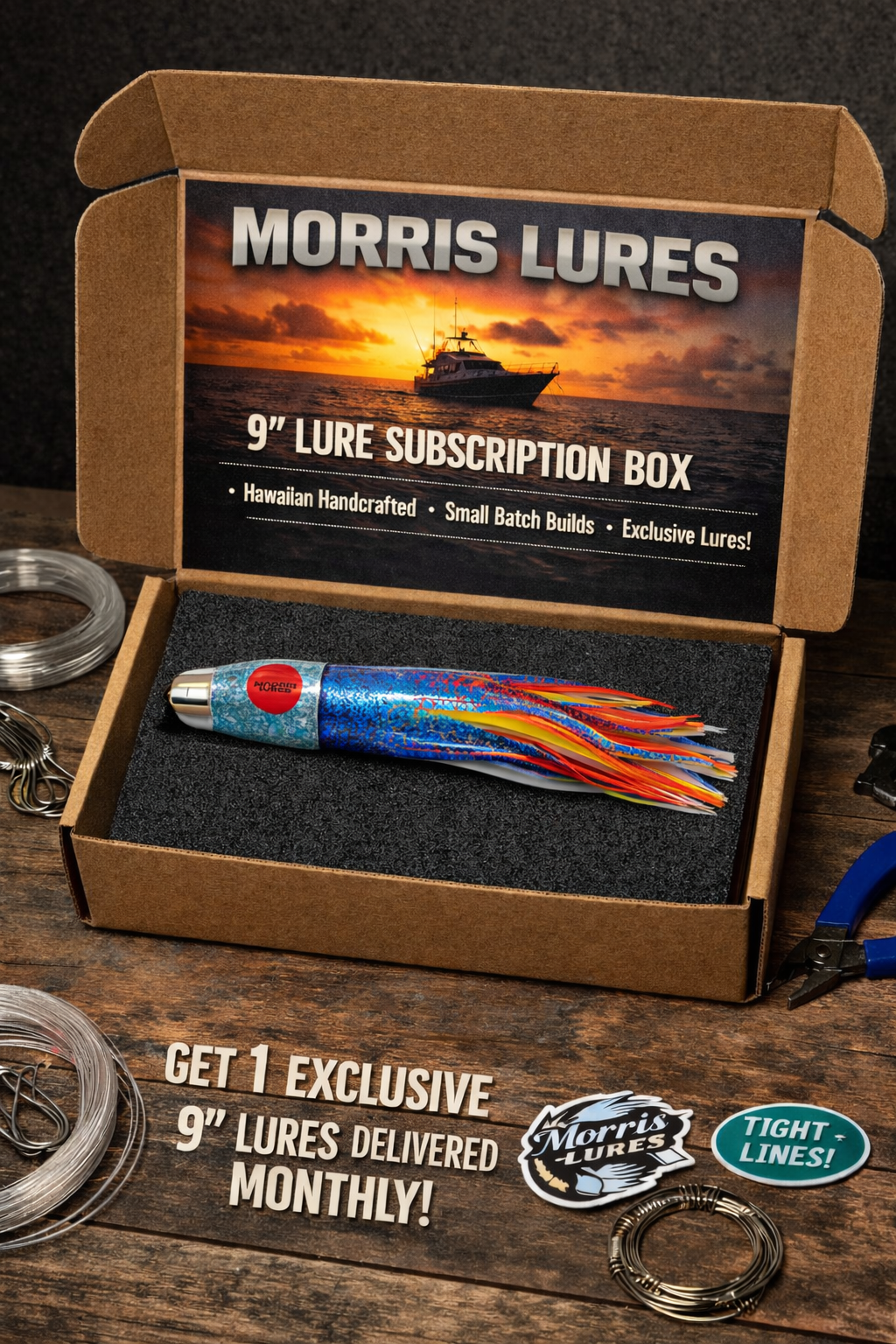 9" Monthly Lure Subscription Box