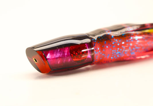 7" Slant Dirty Monkey Pink Abalone Shell