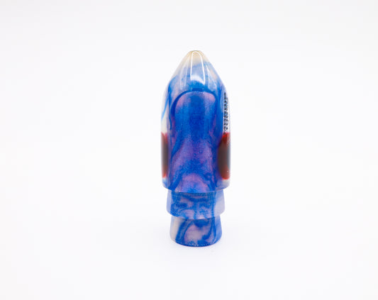 7" Bullet Blue Swirl Pearl