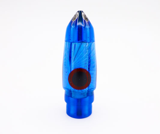 9" 4-Hole Jet Ice Blue with Resin Eye