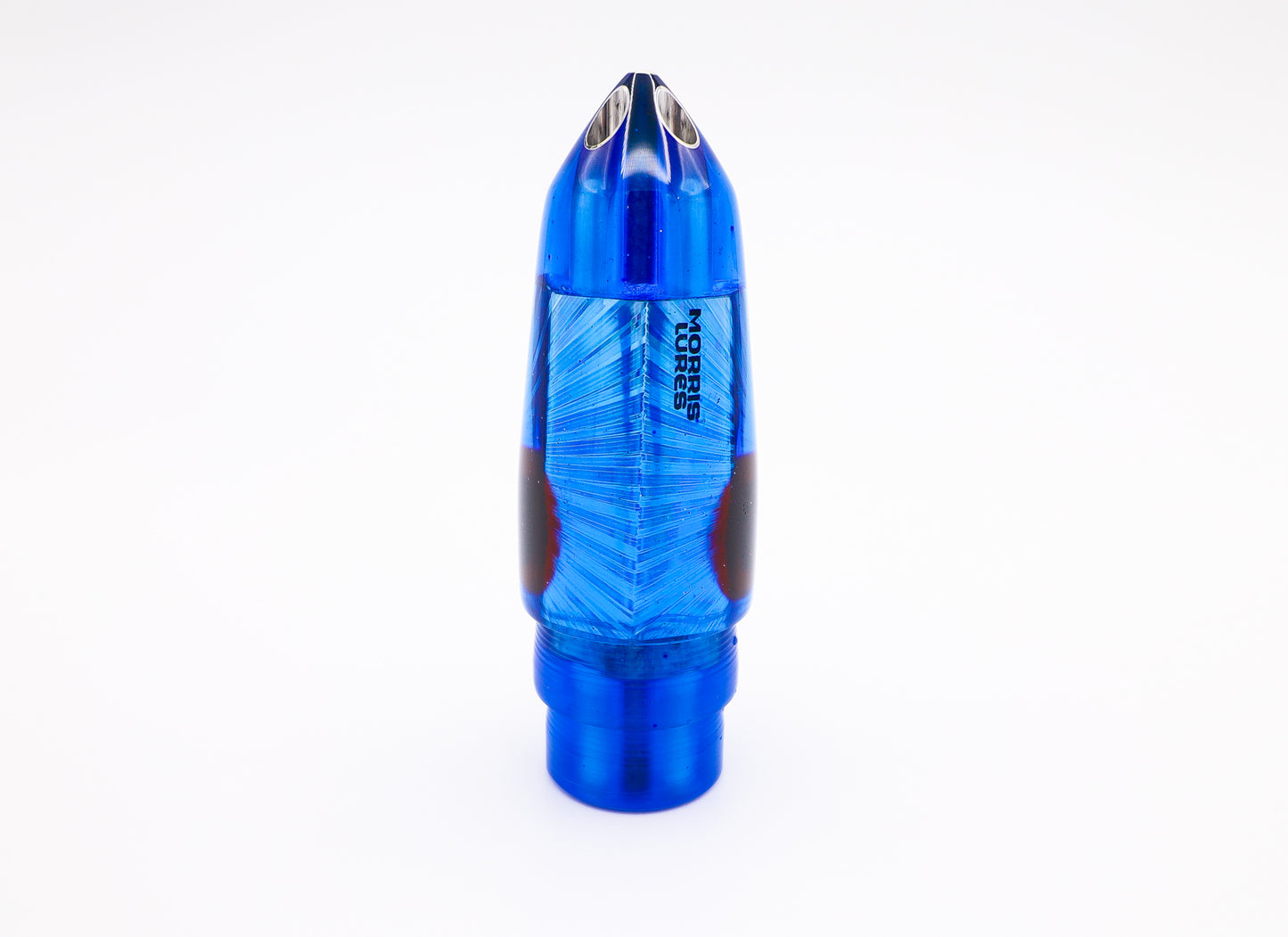 9" 4-Hole Jet Ice Blue with Resin Eye
