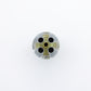 9" 4-Hole Silver Jet