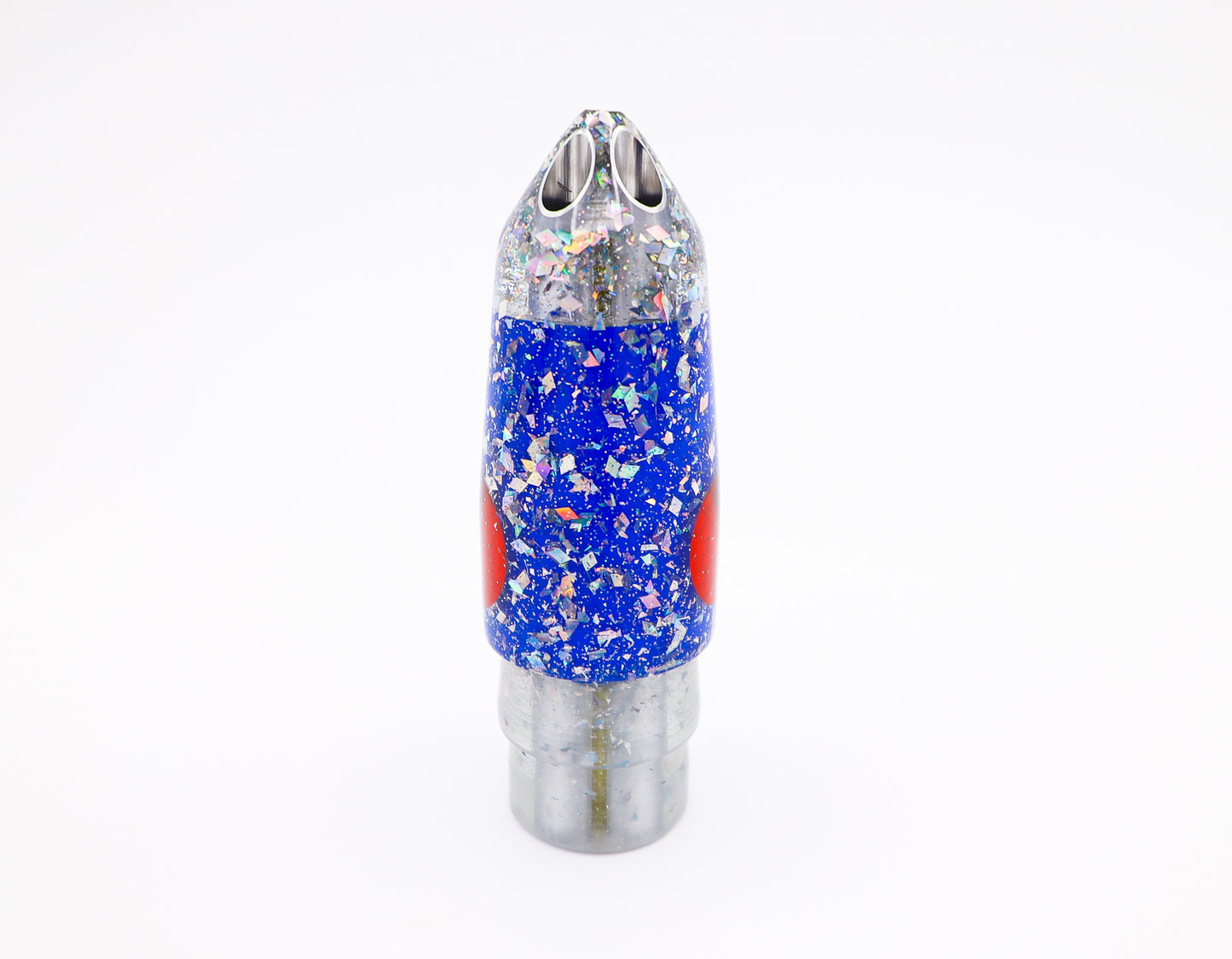 9" Jet Blue Snow Globe