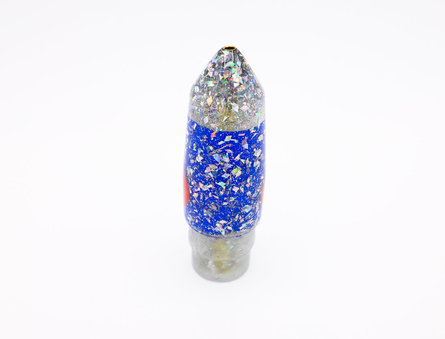 9" Jet Blue Snow Globe