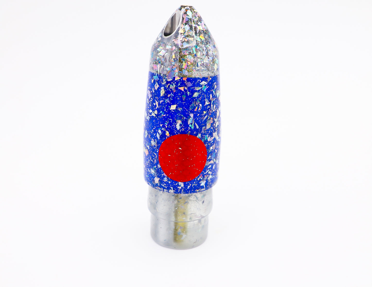 9" Jet Blue Snow Globe