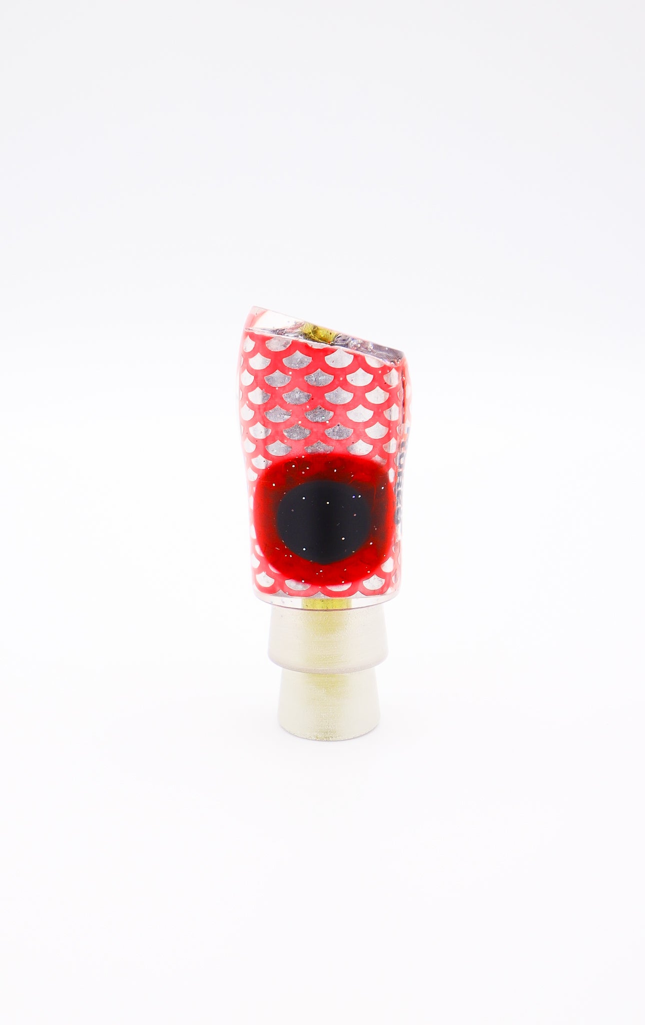 6" Cherry Bomb Pink Fish Resin Eye