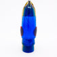 -NEW SHAPE-  7" 4-Hole Jet Blue Hat