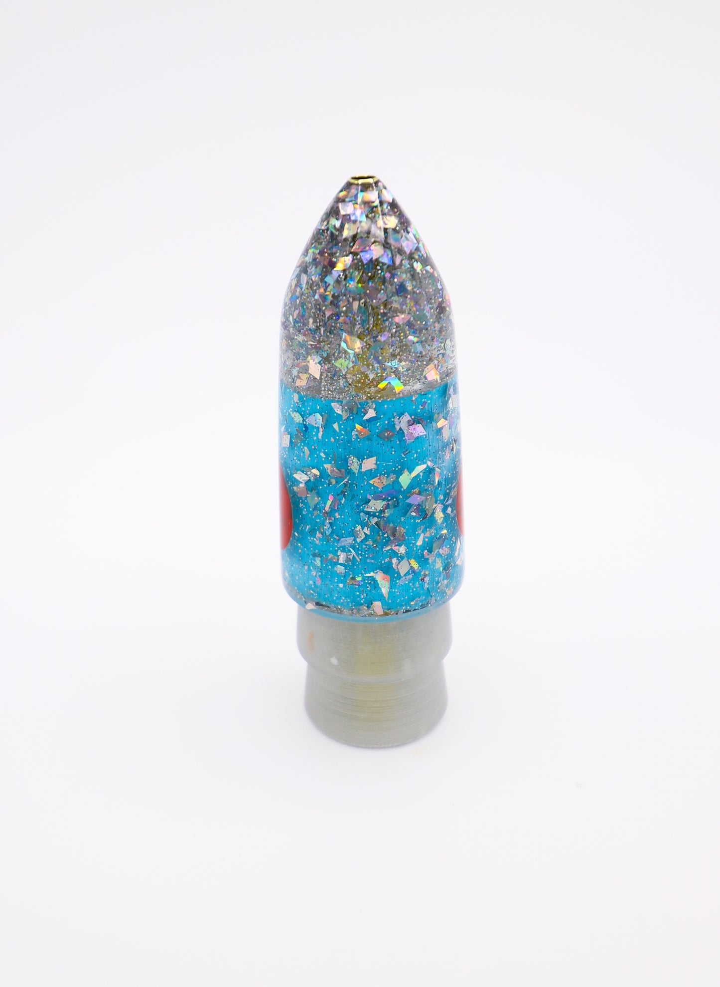 7" Jet Frostbite Blue Snow Globe