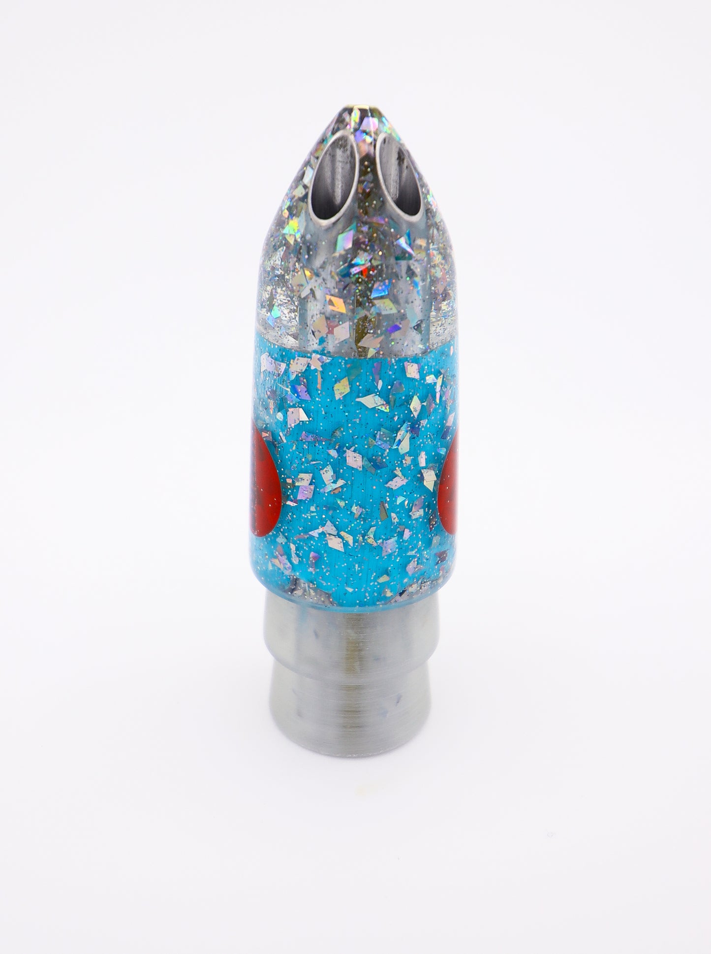 7" Jet Frostbite Blue Snow Globe