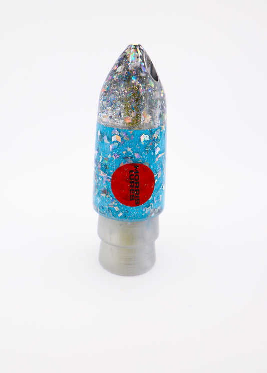 7" Jet Frostbite Blue Snow Globe