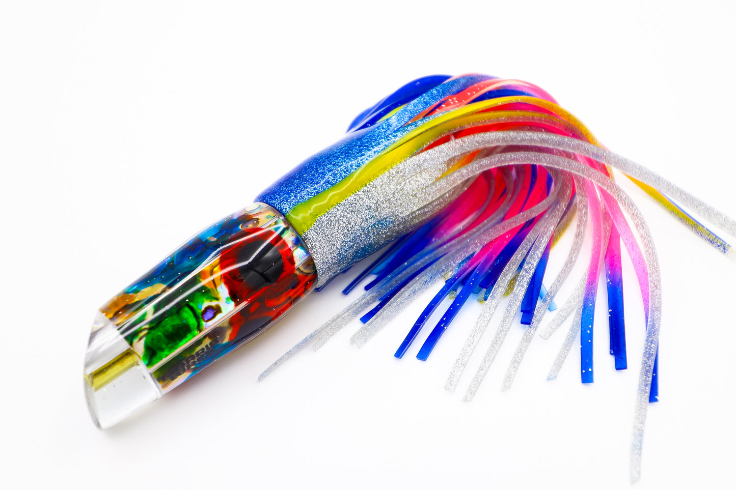 7" Reverse Jet Acid Abalone Shell