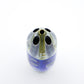 9" 4-Hole Jet Broken Glass Blue
