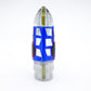 9" 4-Hole Jet Broken Glass Blue