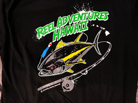 Reel Adventure T-Shirt Black